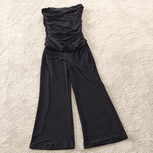 Newport News Vintage Black Jumpsuit Size Medium